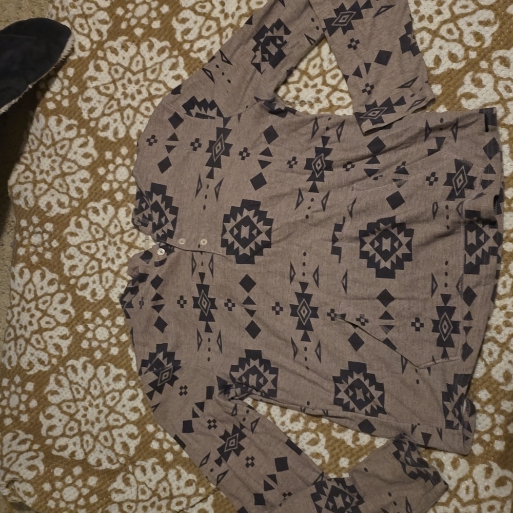 Aztec print shirt